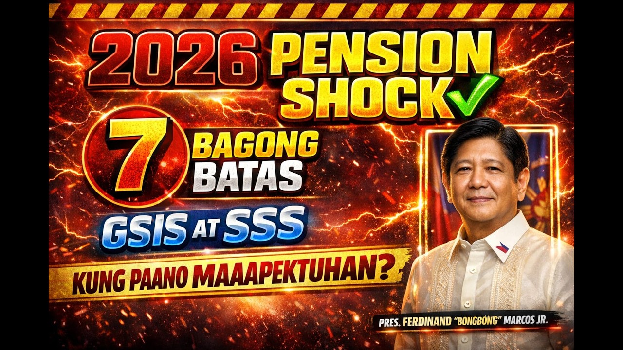 🚨 Enero 2026 Pension Shock! 7 Bagong Batas sa GSIS at SSS — Check Kung Paano Maaapektuhan ang Payout