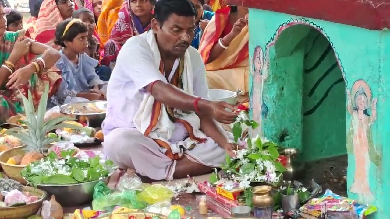 বিপত্তারিণী পূজা হচ্ছে। 