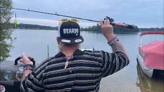 Fishing 🎣 for everything but hybrid  bass trout