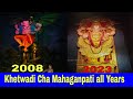 Khetwadi cha mahaganpati 2008  2023 all years