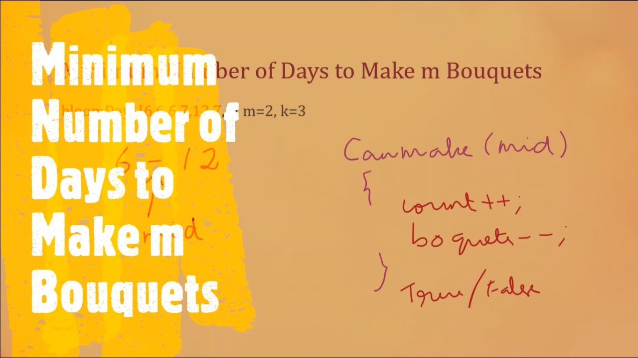 Minimum Number of Days to Make m Bouquets
