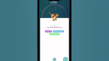 Maxing out ♡Ribbons♡ my Lucky Hundo Eevee…soon to become Sylveon 🥰