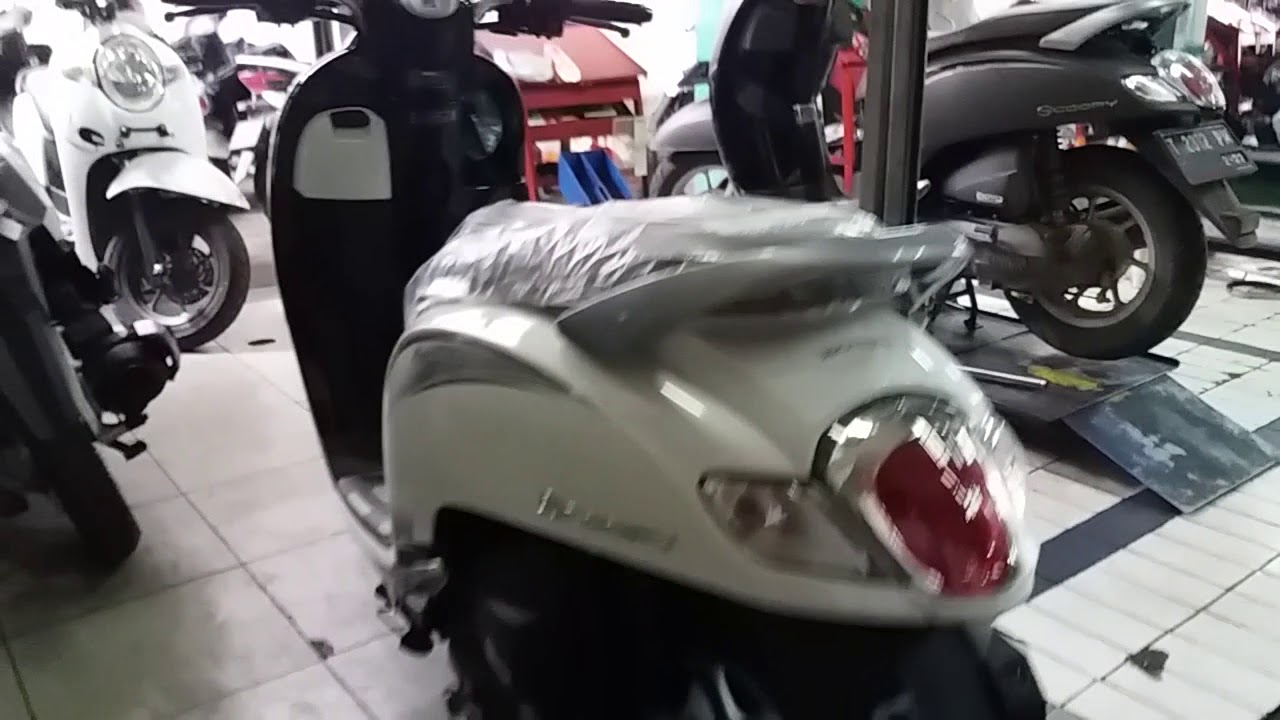 New Scoopy Stylish Putih Hitam YouTube