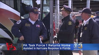 PA Task Force 1 Returns Home After Assisting With Hurricane Response