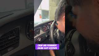 cheap and permanent engine light solution #automobile