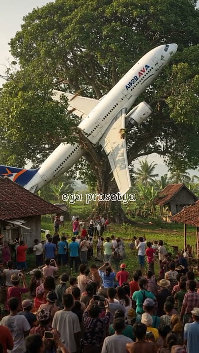 pesawat nyangkut di pohon #ai #reels #fyp
