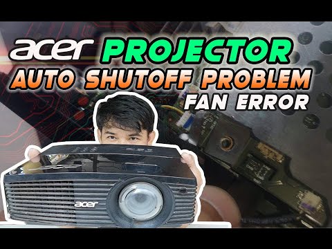 How to Fix Acer Projector Auto shutoff due to Fan Fail. - YouTube