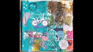 Art Journal process video- from bad to lovely!