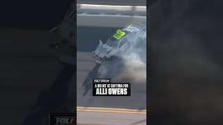 A big hit for Alli Owens. #ARCA #Daytona #Racing