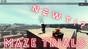 "SECOND IN COMMAND" how to get that rank in Maze Trials games at Roblox! (PARKOUR)
