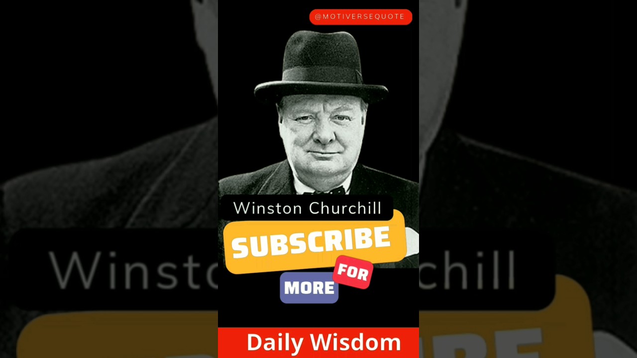 Keep Going: Inspirational Winston Churchill Quote on Perseverance