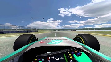 rFactor F1 2015 Molle Pro Race - Mercedes W05 at Toban Long