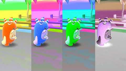 Oddbods Turbo Run Fuse Gameplay HD Color Mix Part 1