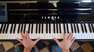 Video thumbnail of "Mercy, Mercy, Mercy by Joe Zawinul, piano solo, easy level"