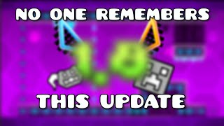 The Geometry Dash Update NO ONE Remembers...