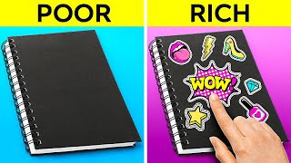 SURVIVING HIGH SCHOOL | School Hacks for the Rich vs. the Poor Student by 123GO! SCHOOL screenshot 4