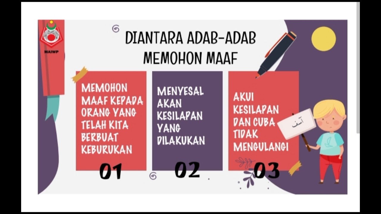 Adab Memohon Maaf Youtube