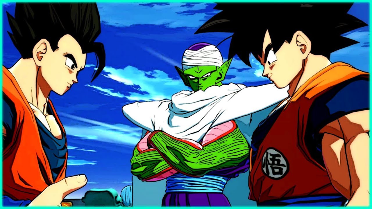 Goku and Piccolo Argue over Gohan - Dragon Ball FighterZ Game - YouTube