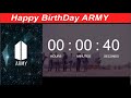BTS ARMY BIRTHDAY COUNTDOWN | 💜ARMY&#39;s BIRTHDAY | Permission to Dance MV Teaser Live View Count