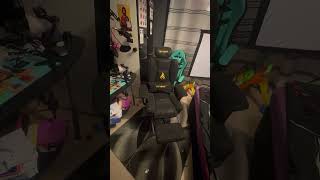 Шикарный стабильный компьютерный стул, все детали которые обычно из пластмассы тут из ЖЕЛЕЗА!!!#fyp