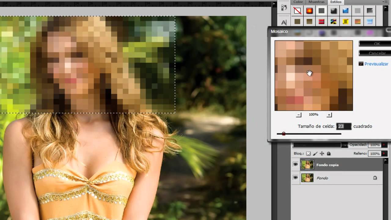 Efecto Censura en Una Imagen Tutorial YouTube