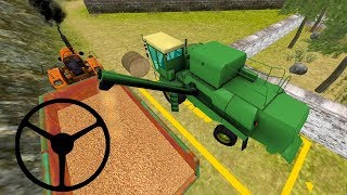 HARVESTER DRIVING 3D UNLOADING WHEAT android gameplay, first look 2019 screenshot 5