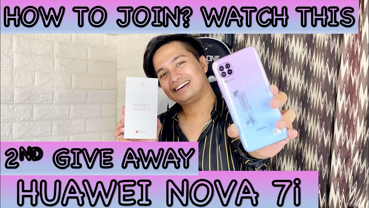 HUAWEI NOVA 7I UNBOXING + GIVE AWAY ANNOUNCEMENT VLOG 79 YouTube