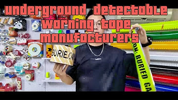 Geothermal underground detectable tape,underground detectable tape manufacturer