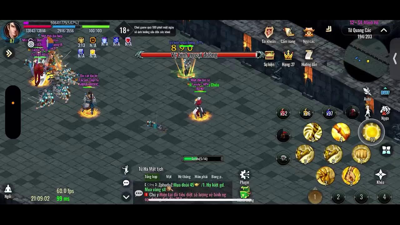 Chiến trường cực căng tại KHT2 mobile