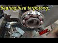 Buat pahat bubut kuat untuk motong laker atau bearing | strong lathe cutting tools | metal working