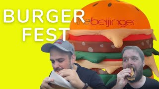 We eat our way through the Beijing burger festival!!!!!