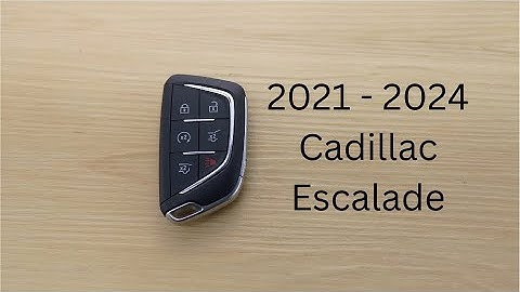 How To Replace or Change Cadillac Escalade Remote Key Fob Battery 2021 - 2024