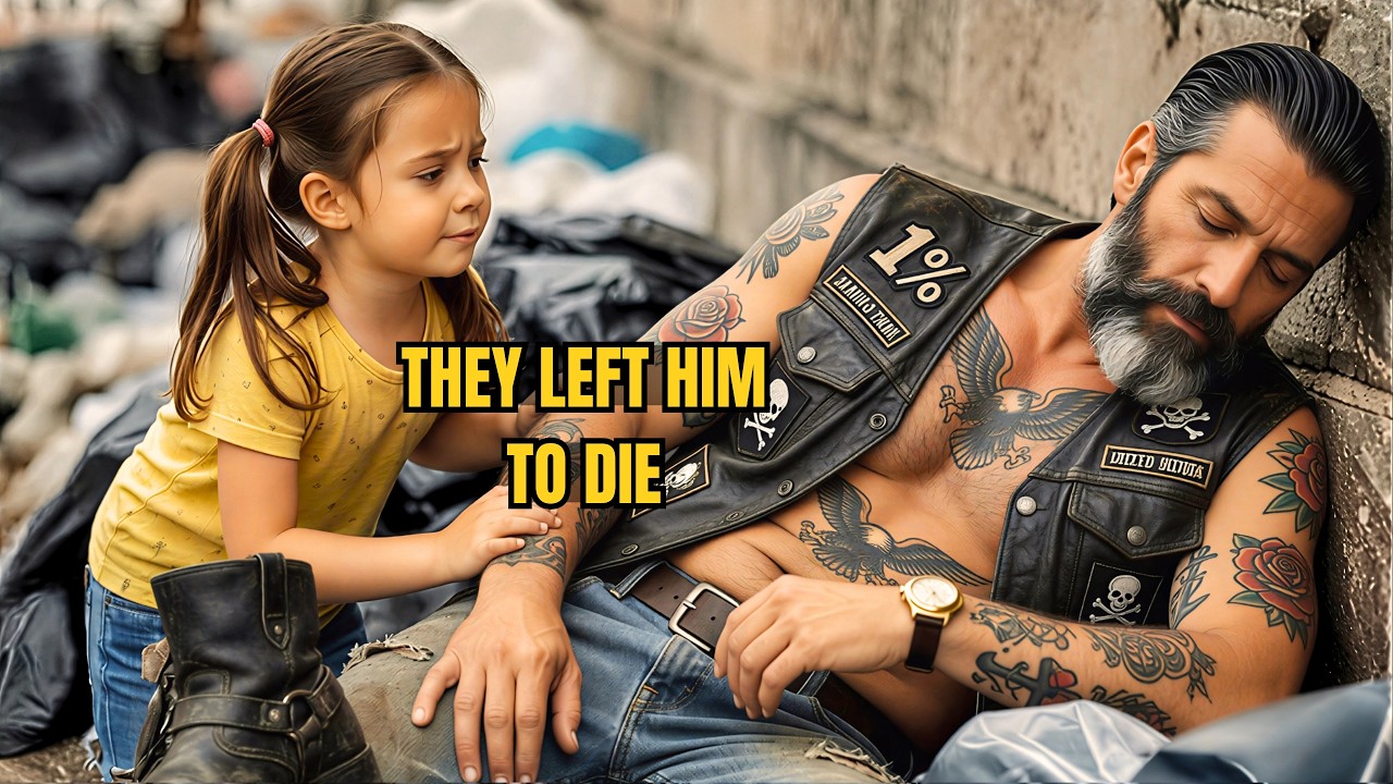 A Homeless Little Girl Finds a Hells Angels Biker Dumped Like Trash—And Her Life Changes Forever