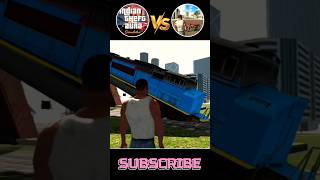🚂 Train Glitch Challenge! 😱 | Indian Theft Auto Simulator vs Indian Bikes Driving 3D