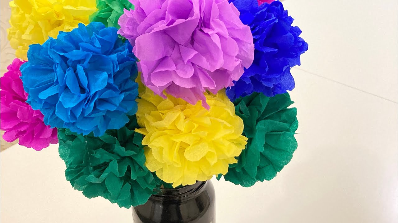 KRAPON KAĞIDI İLE ÇİÇEK YAPIMI? Krapon kağıdı ile nasıl çiçek yapılır?