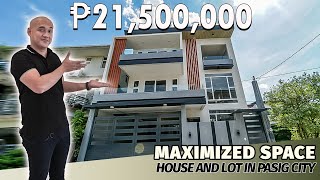 House Tour PG215 | 3-Storey Modern House and lot for sale | Greenwoods Subd. Pasig City