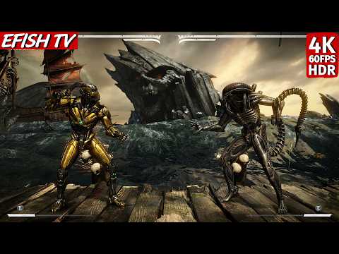 Triborg vs Alien (Max Difficulty) - Mortal Kombat XL