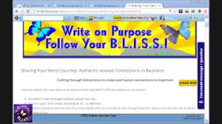 "How to Make Your Reader Stick to You Like Glue" with Ronda Del Boccio & Ken Krell