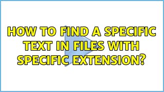 Ubuntu: How to find a specific text in files with specific extension?