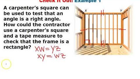 Geometry Unit 4 Section 6 Video of Lesson