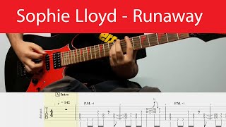 Sophie Lloyd - Runaway (feat. Michael Starr) Rhythm Guitar Cover With Tabs(Standard)