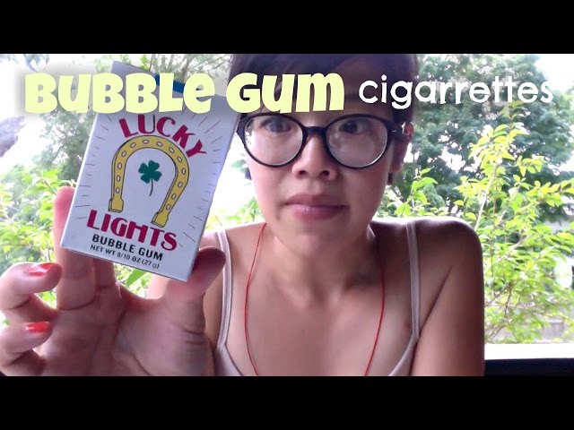 cigarette candy gum Bubble Gum Cigarettes -- Whatcha Eating? #196