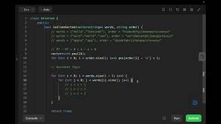 953  Verifying an Alien Dictionary | LeetCode Daily Challenge 2nd February 2023 | HD 1080p