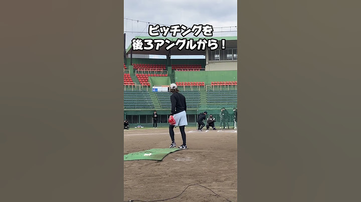 【後ろアングルから！】今井達也投手と隅田知一郎投手のピッチング練習
