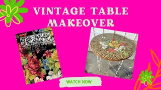 Vintage Table Makeover