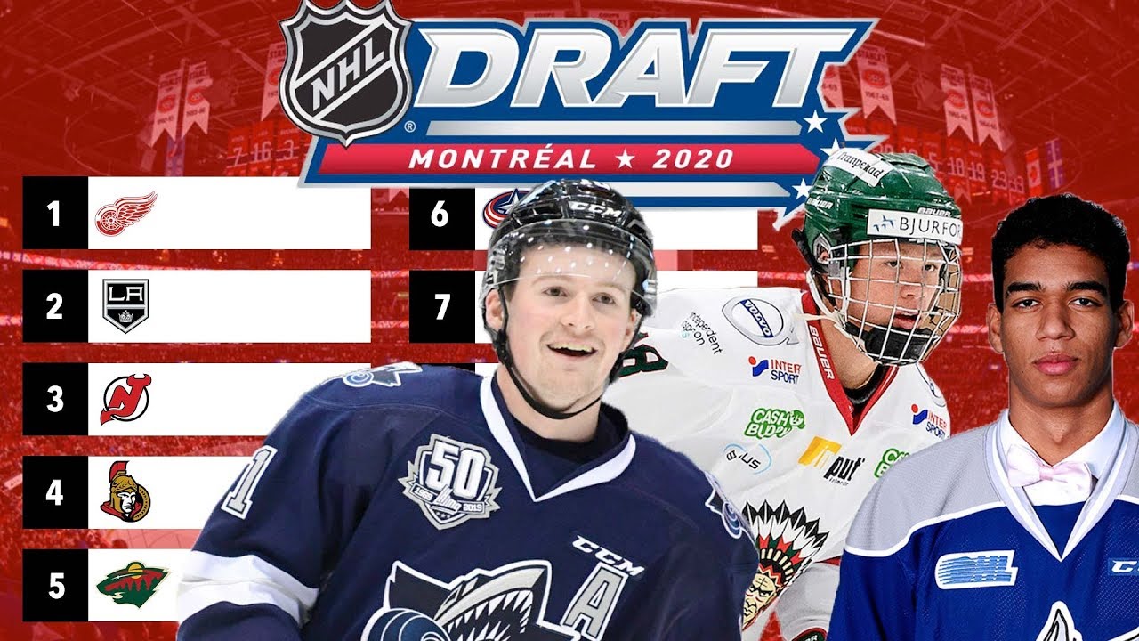 BIG Early Season 2020 NHL Mock Draft | Lafreniere, Byfield, Stutzle, Raymond, Askarov, Perfetti