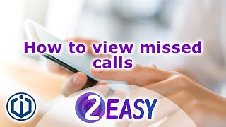 How to view missed calls | 2EASY Video Door Entry