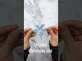 Origami Christmas star #origamitutorial #paperstars #christmasstar #easyorigami #papercrafting