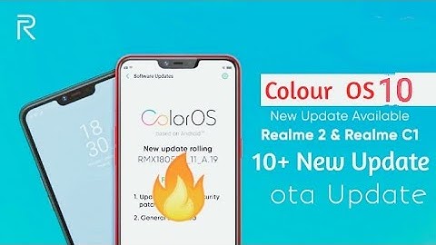 Realme c1 new version of colour os software update 1June 2019🤭