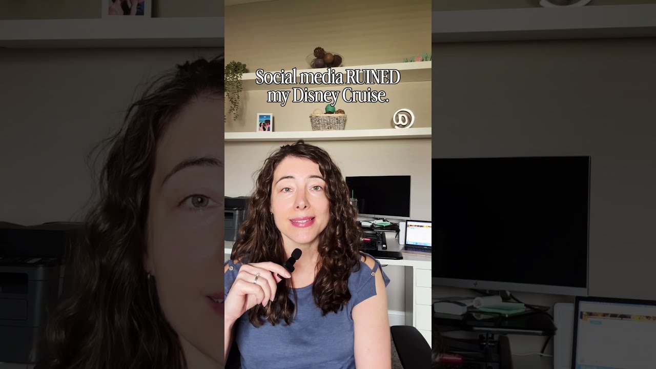"Social media ruined my Disney Cruise." #disneycruise